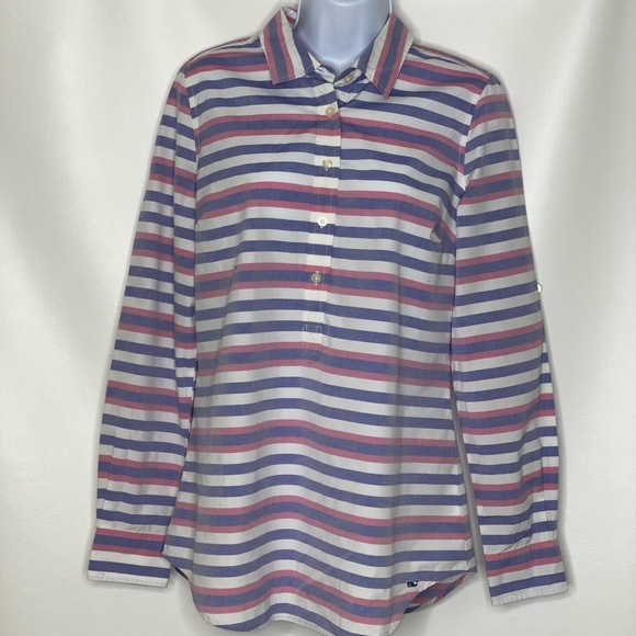Vineyard Vines women’s striped tunic Sz 8 - Picture 1 of 4